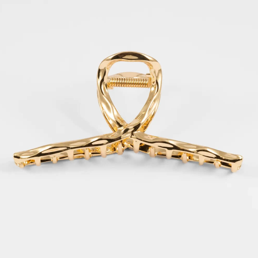 Metalinis plaukų segtukas, aukso spalvos, x cm