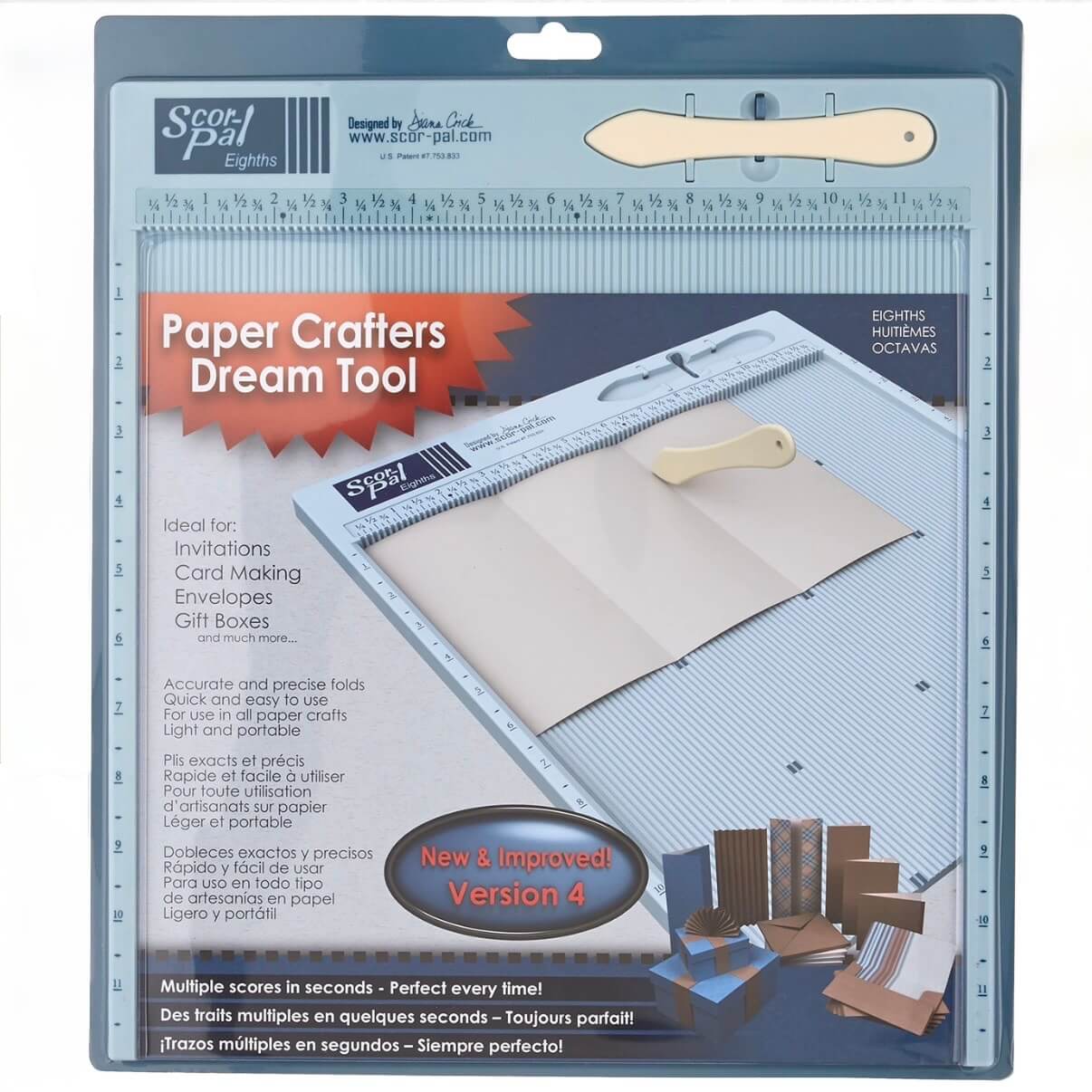 Lankstymo lenta atvirutėms ir vokams Scor-Pal 30x30CM