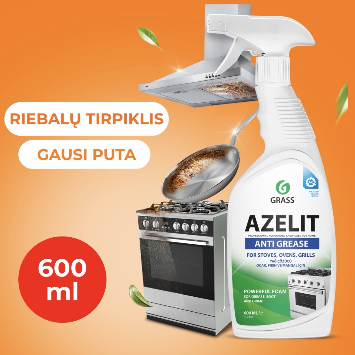 Virtuvės valiklis Azelit 600 ml - Image 2