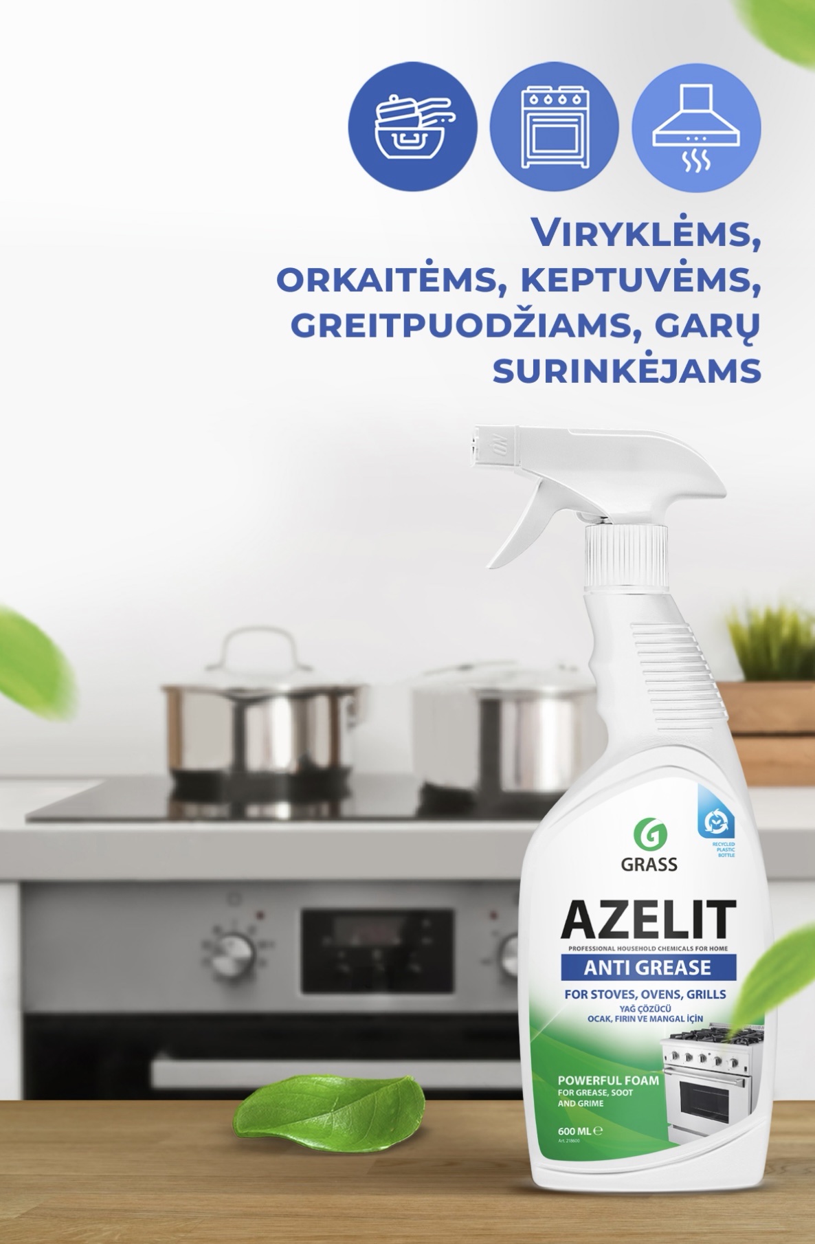 Virtuvės valiklis Azelit 600 ml - Image 3