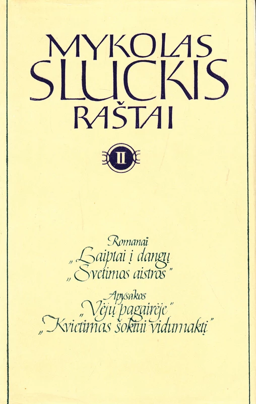 Mykolas Sluckis. Raštai II (skaityta knyga)